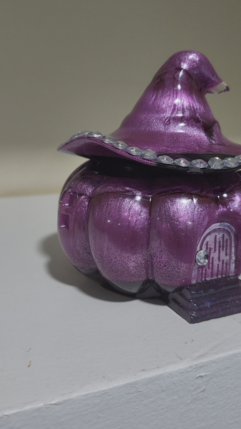 Impressive Purple Pumpkin Jar