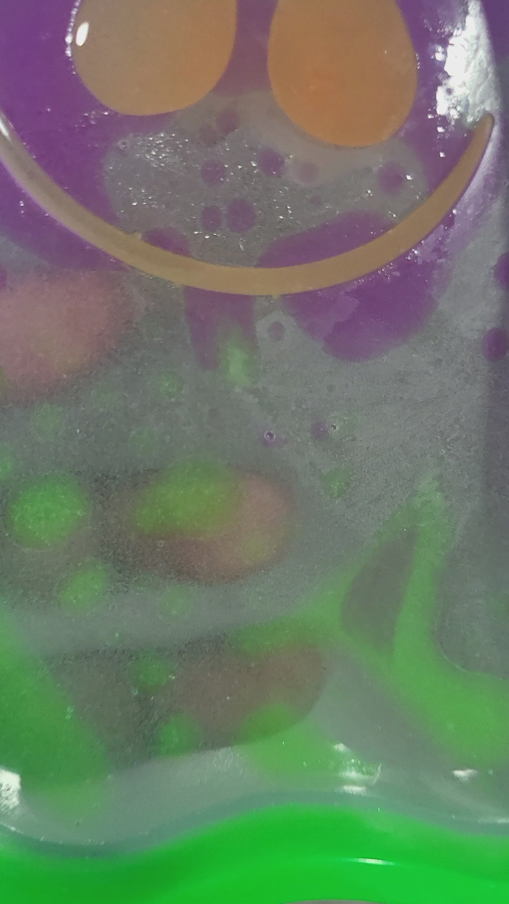 Purple Greeny Glow Up Ghost