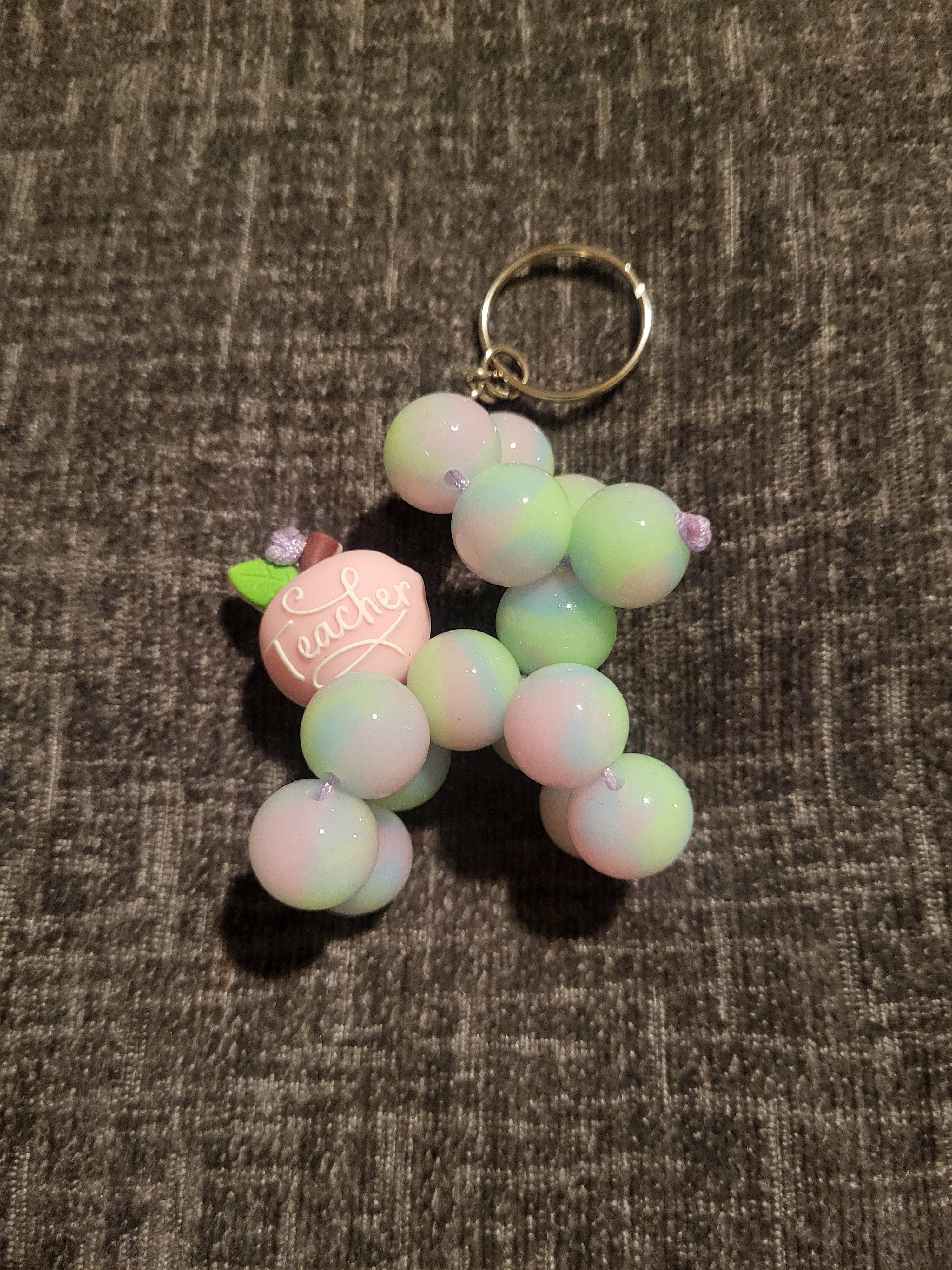 Glow in the Dark Balloon Dog:  Teacher Keychain