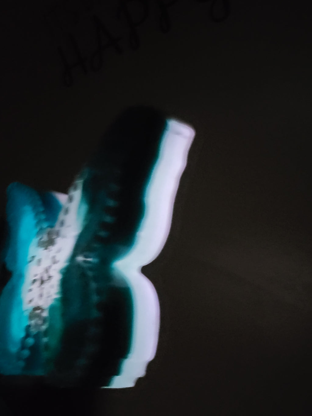 Beautiful Luminous Teal Butterfly