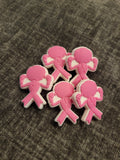 Pink ribbon with fro