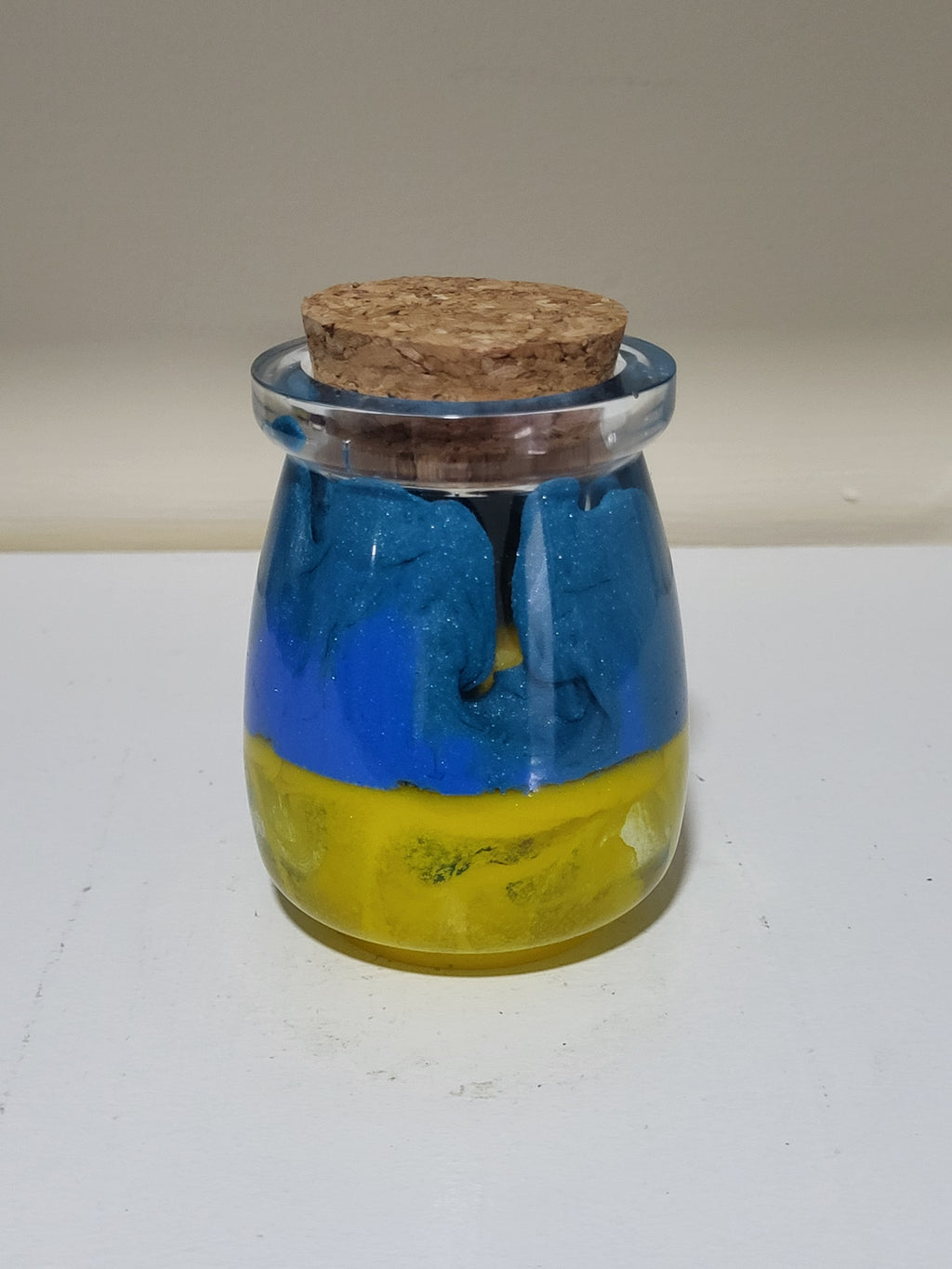 Zesty Azul Lemon Cork Jar