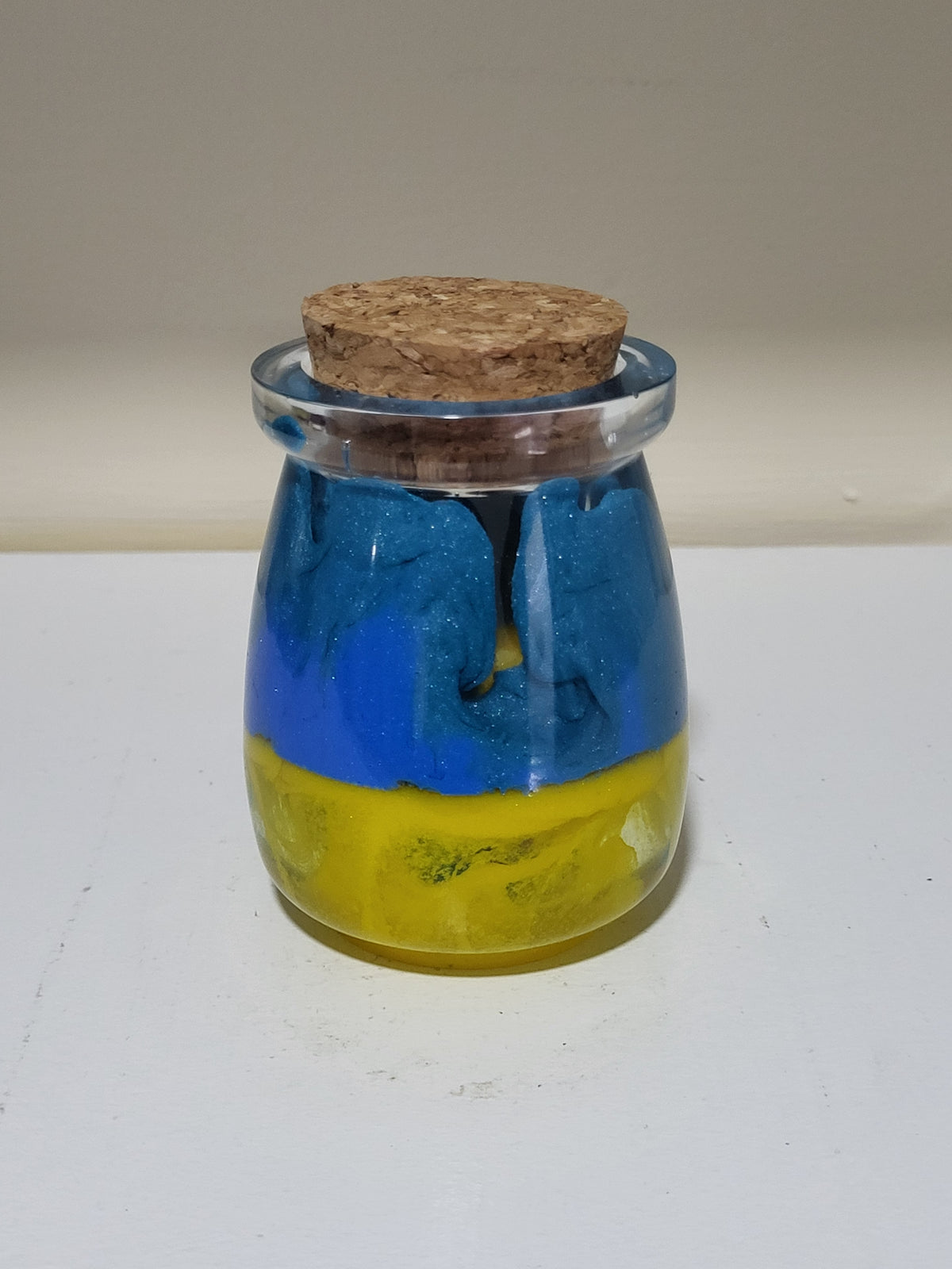 Zesty Azul Lemon Cork Jar