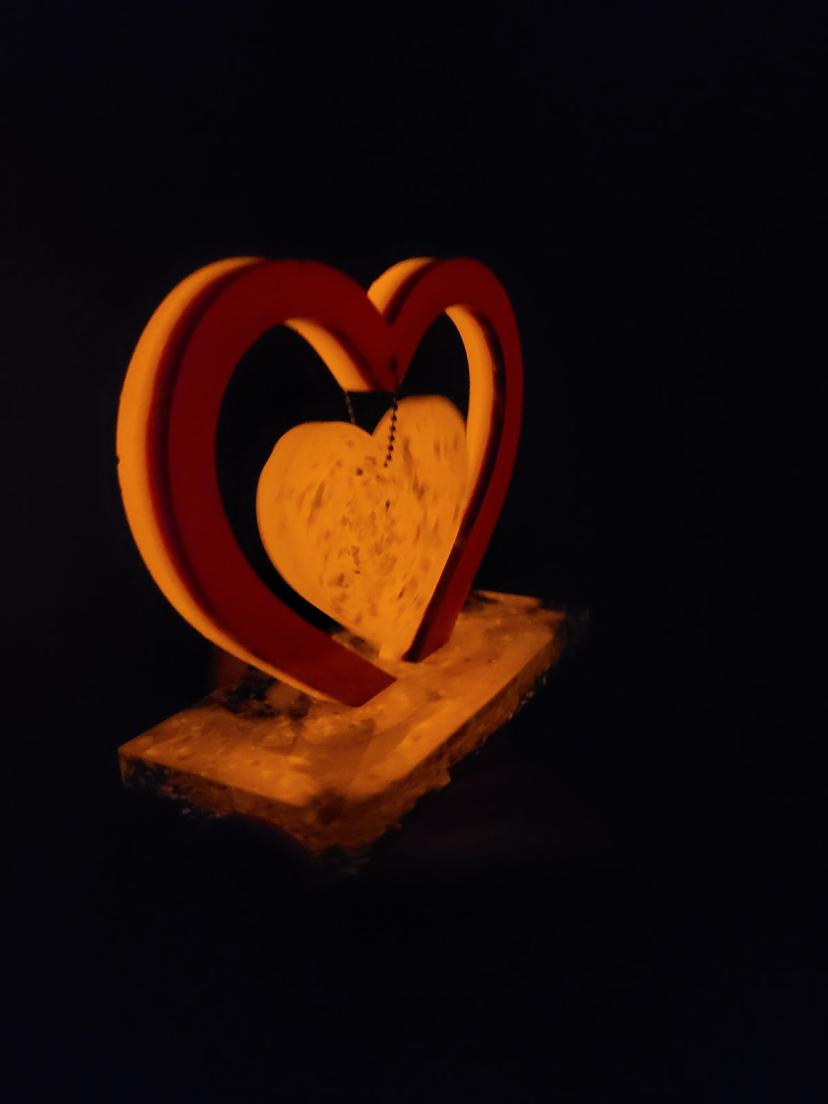 Firey Swinging Heart