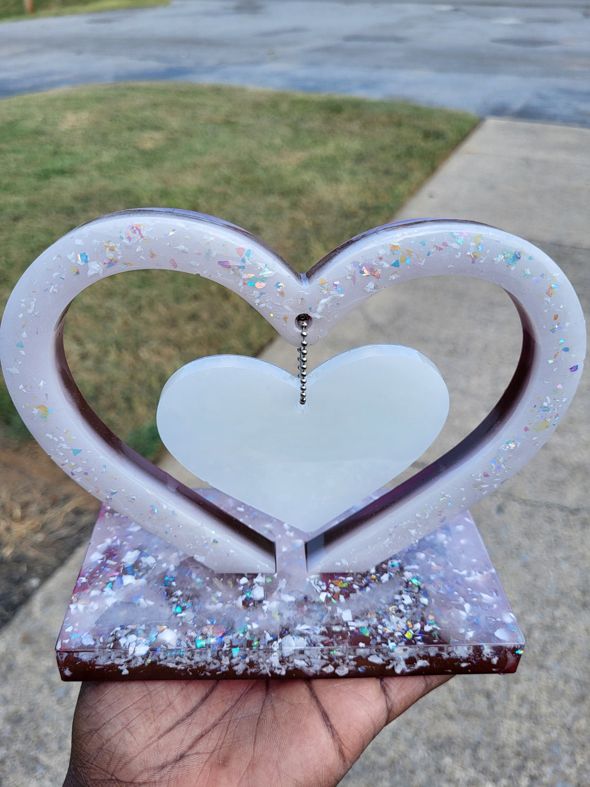 Firey Swinging Heart