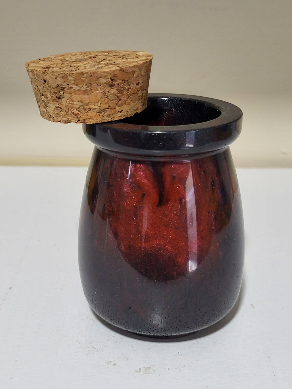 Firey Darkness Cork Jar