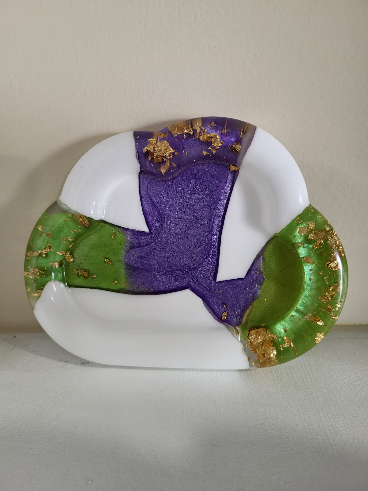 Handmade Resin Cloud Trinket Tray Set