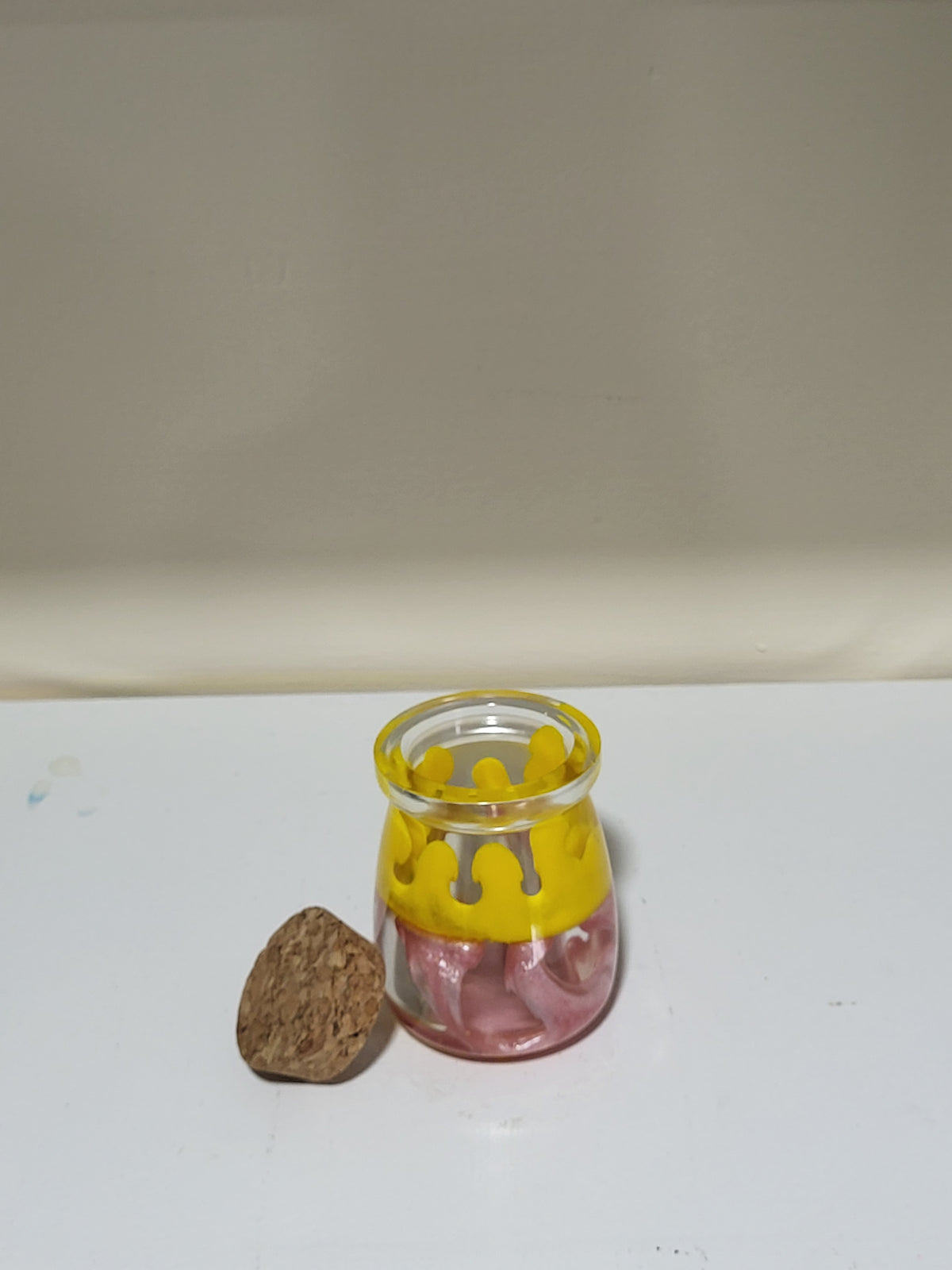 Zesty Pink Lemon Cork Jar