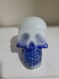 Glowing Skull Cobalt Blue and Gray