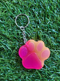 Glow-in-the-Dark Pawprint Keychain 3