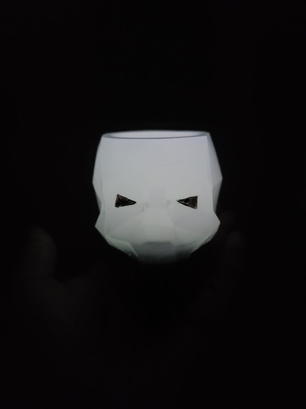 Glowing Skull Stationary Holder