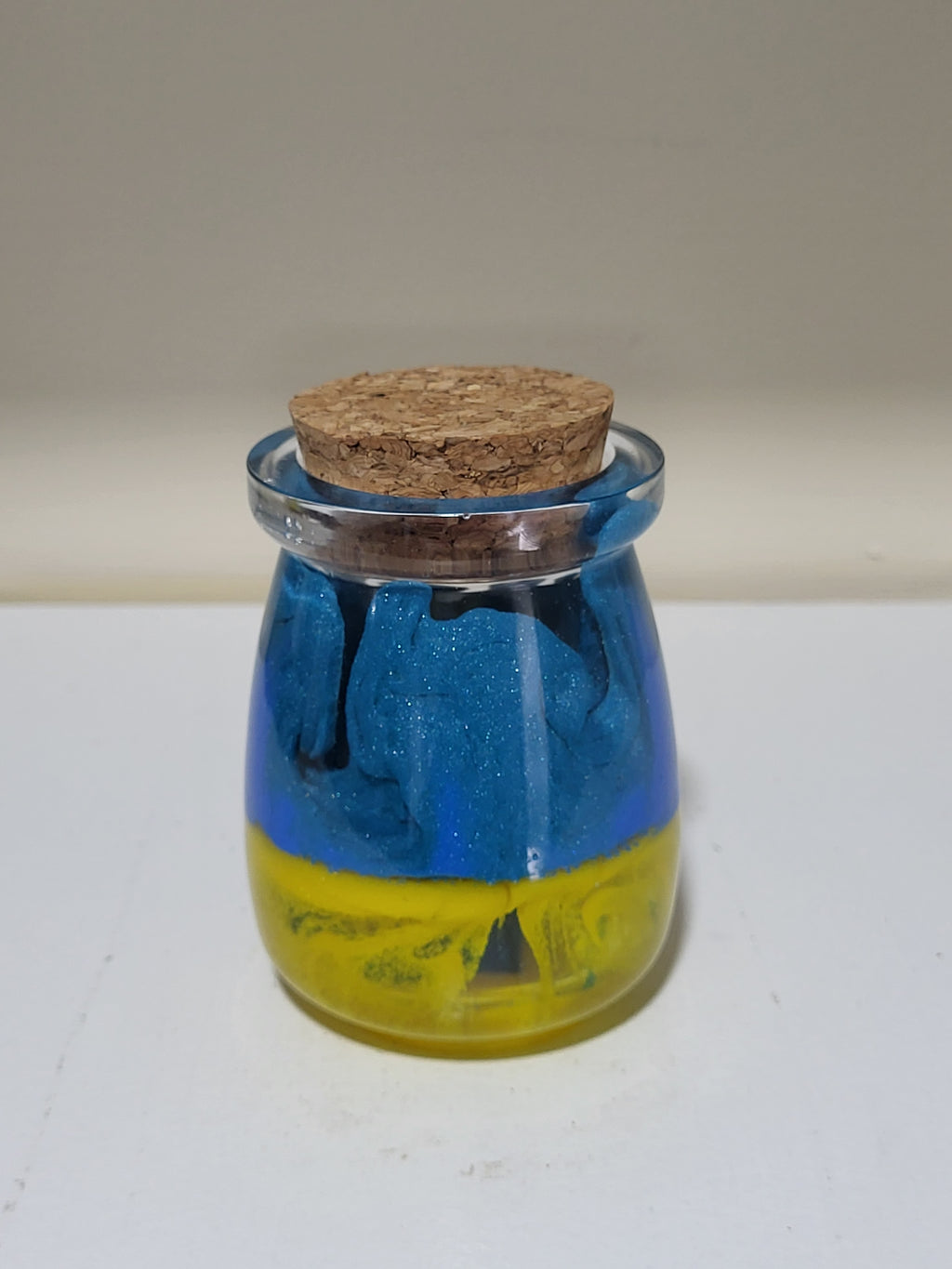 Zesty Azul Lemon Cork Jar