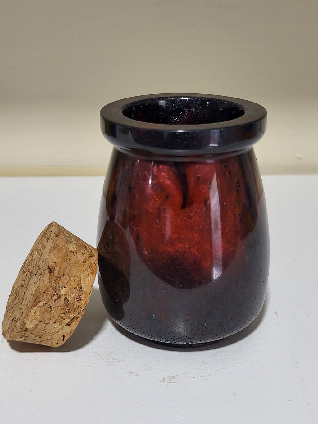 Firey Darkness Cork Jar