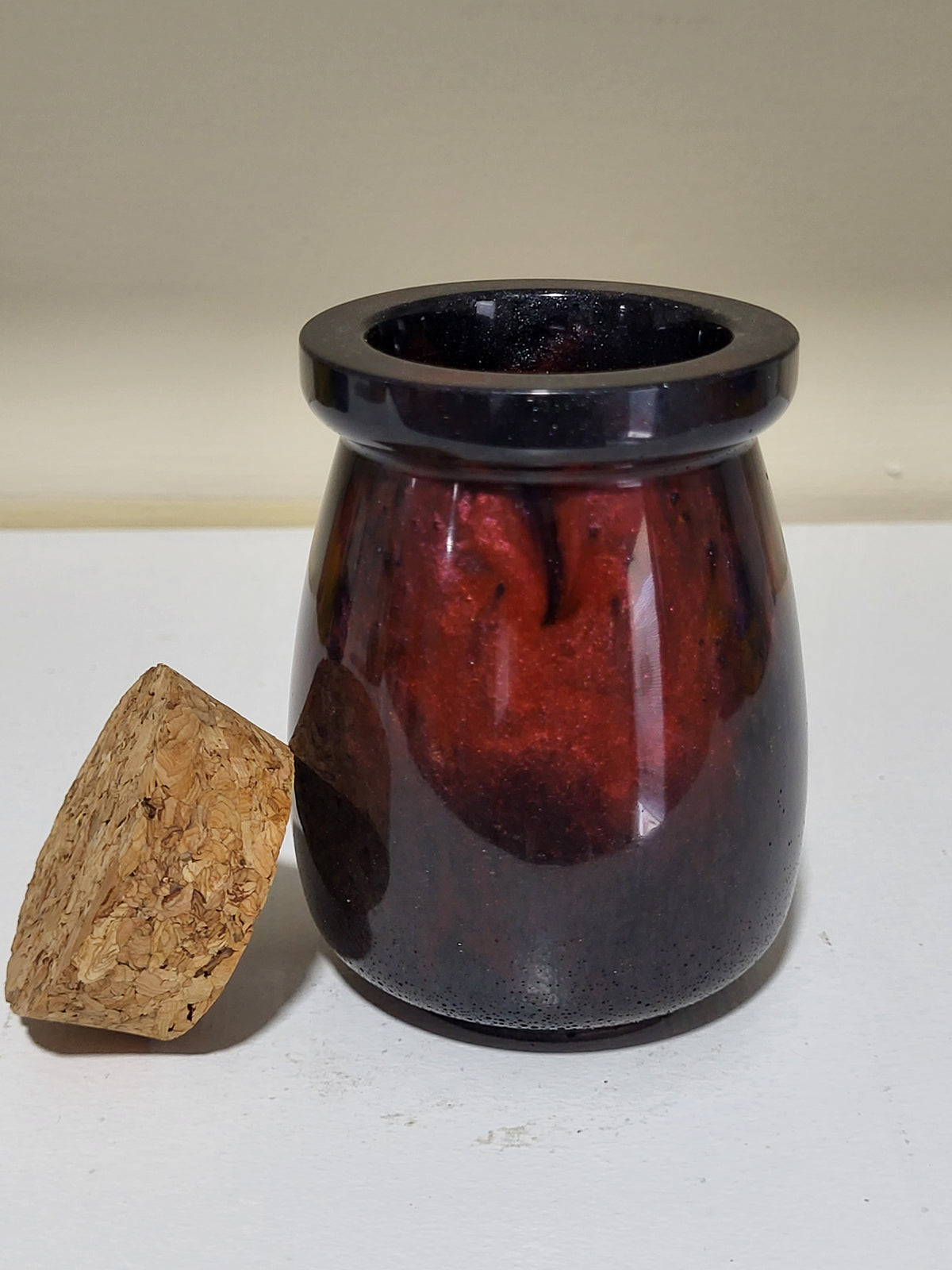 Firey Darkness Cork Jar