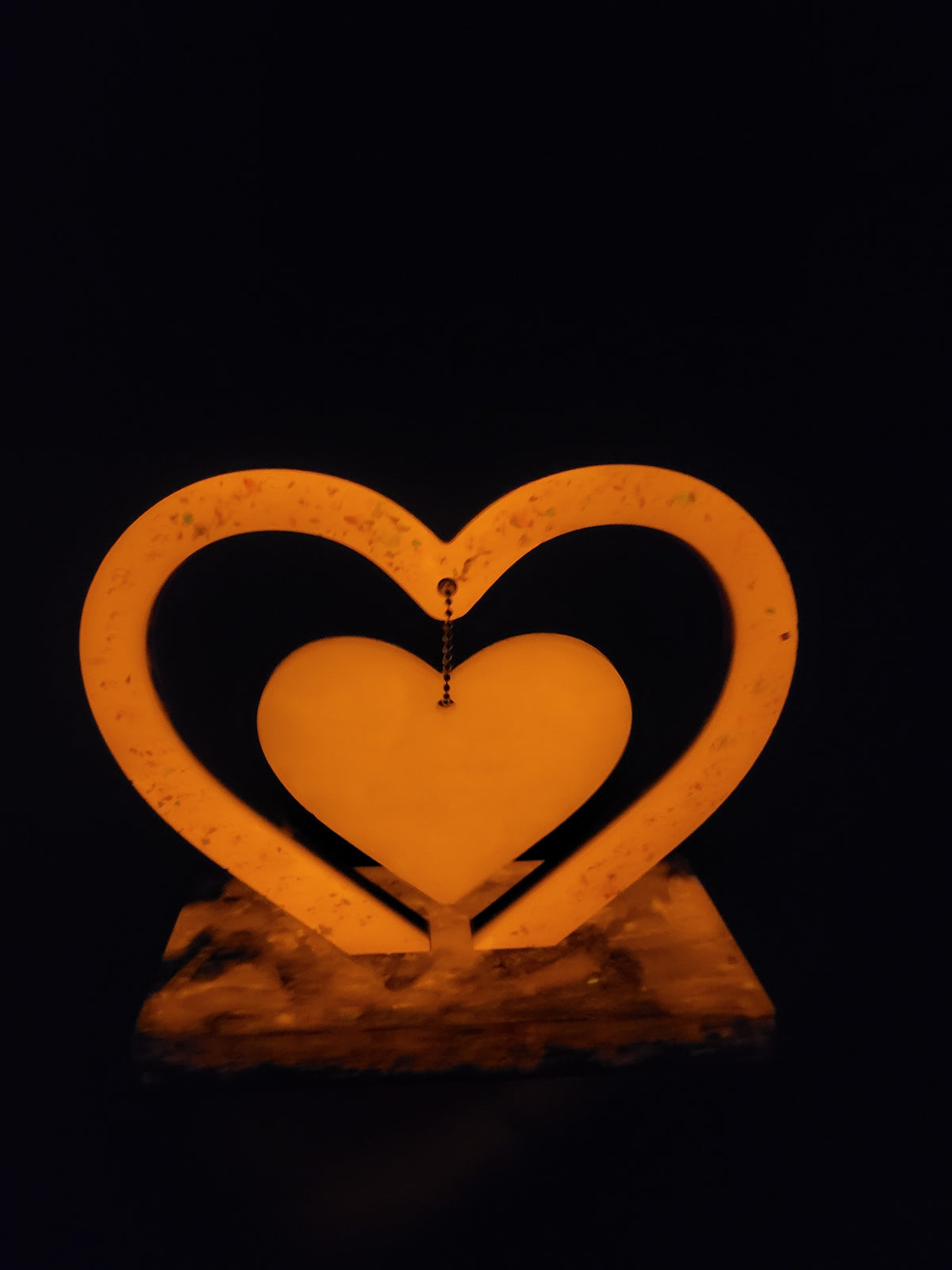 Firey Swinging Heart