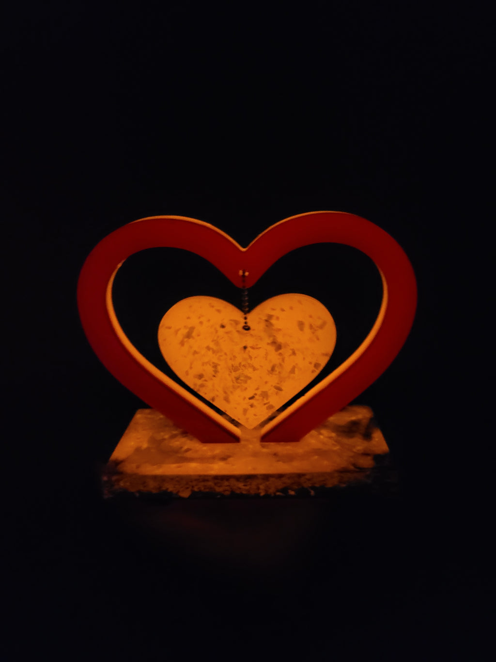 Firey Swinging Heart