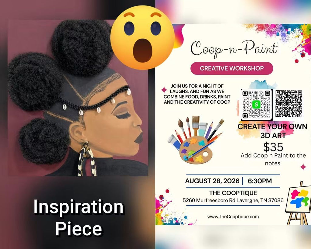 Coop-N-Paint: 3D Puff Mohawk