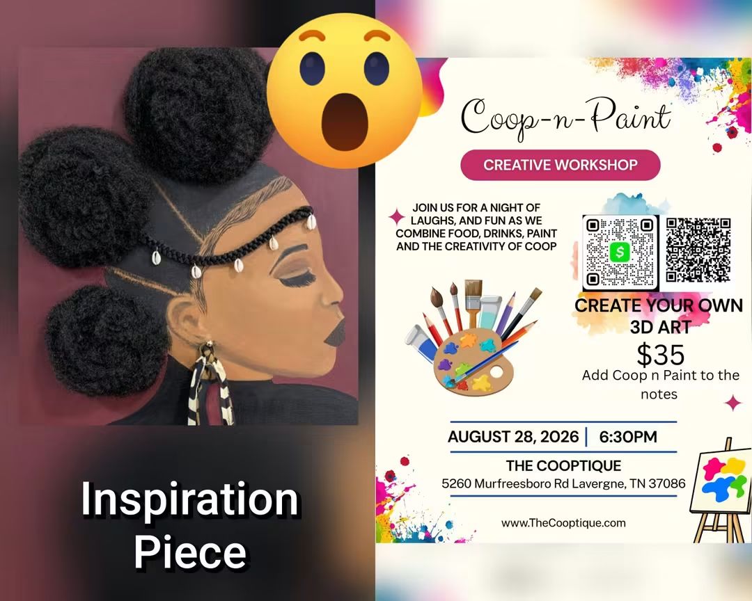Coop-N-Paint: 3D Puff Mohawk